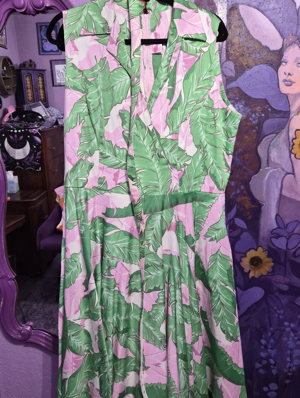 Pinup Girl Edie Palm dress